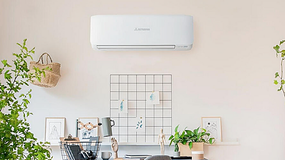 Refresca los espacios de tu casa con este aire acondicionado de Mitsubishi, de oferta en Leroy Merlin