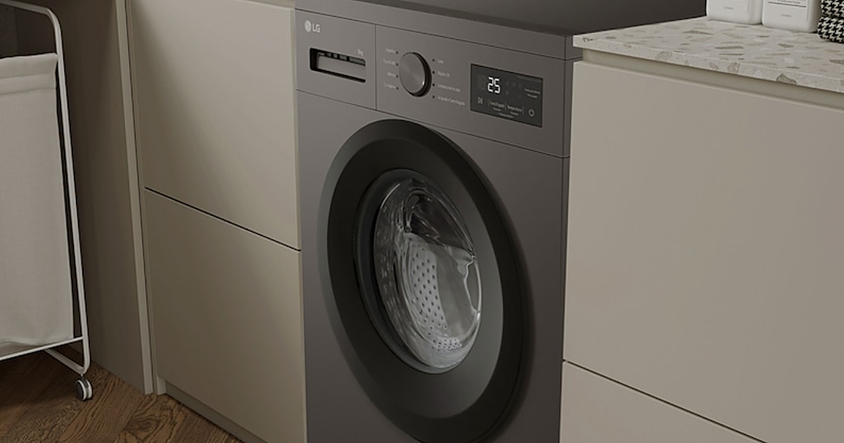 Descuentos Leroy Merlin: descubre la lavadora LG Clase A compacta y de bajo consumo con una oferta del 26%
