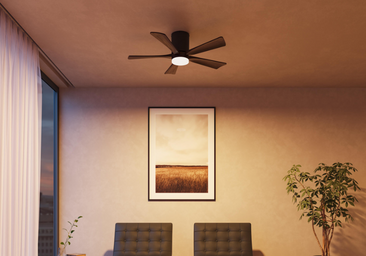 Ofertas Leroy Merlin: prepárate para el verano con este moderno ventilador de techo con luz LED, ahora a menos de la mitad de precio