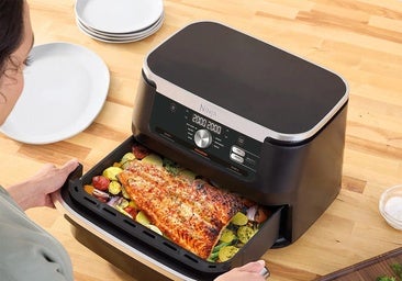 Ninja Foodi FlexDrawer: cajón doble, 10,4 litros y dos platos listos sin encender el horno