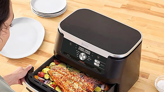 Ninja Foodi FlexDrawer: cajón doble, 10,4 litros y dos platos listos sin encender el horno