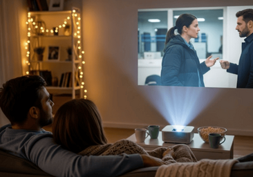 Una pared, persiana abajo y palomitas: los 6 proyectores que recomiendo para ver cine en casa