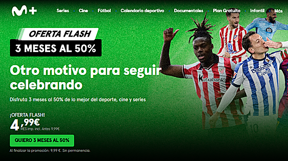 Movistar Plus tiene un 50% de descuento durante tres meses: así puedes conseguir la oferta