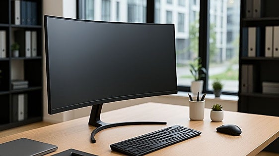 Monitor ultrapanorámico, curvo y con 34 pulgadas: dos pantallas en una y sin marco en medio