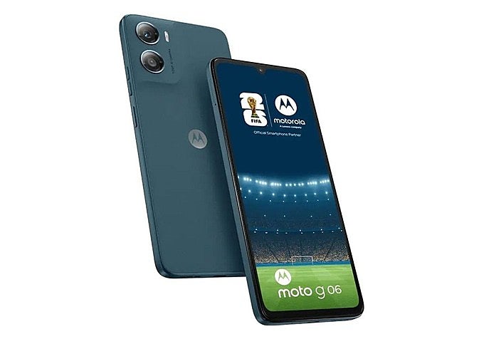 otorola Moto G06 con pantalla de 6,88 pulgadas