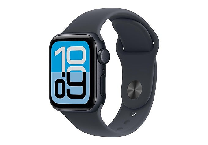 pple Watch SE 3 GPS de 40 mm en color medianoche con correa deportiva