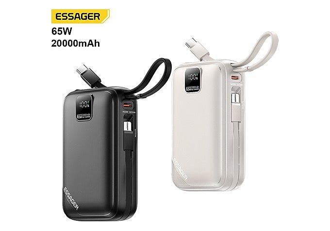 atería externa Essager de 20.000 mAh con pantalla digital