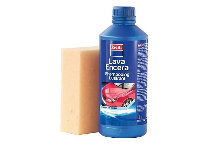 otella de líquido lava encera Krafft de 1 litro con esponja incluida