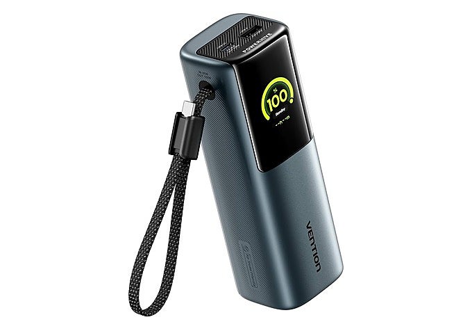 atería externa Vention de 20.000 mAh con pantalla TFT