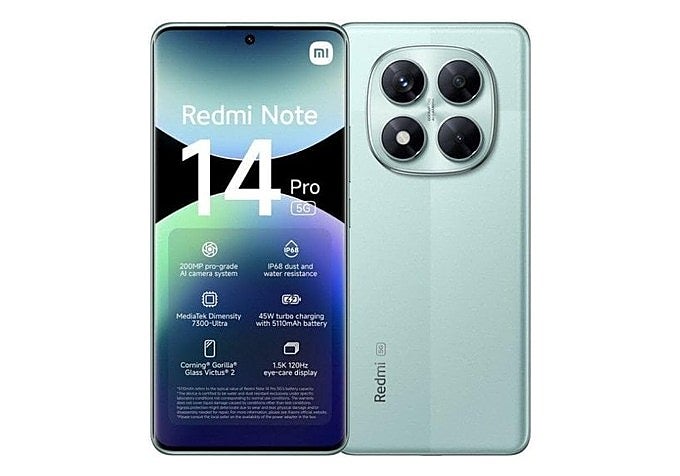 iaomi Redmi Note 14 Pro 5G en verde coral