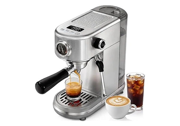 afetera espresso HiBREW H10B con portafiltro de metal