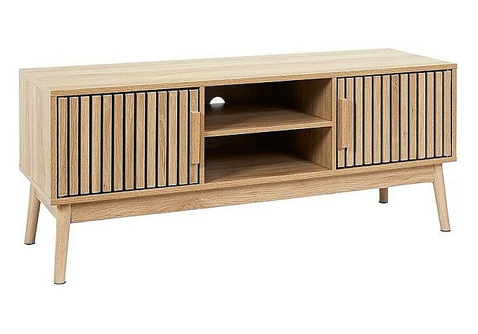 ueble para TV Home Deco Factory Klaus con frentes acanalados