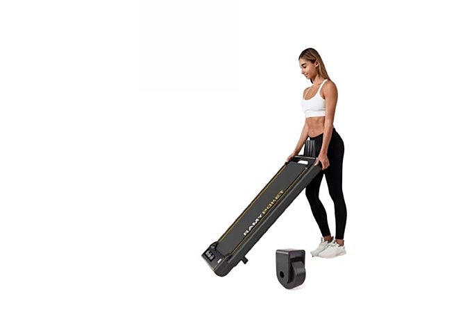 inta de correr plegable RAMYPOKET con pantalla LED