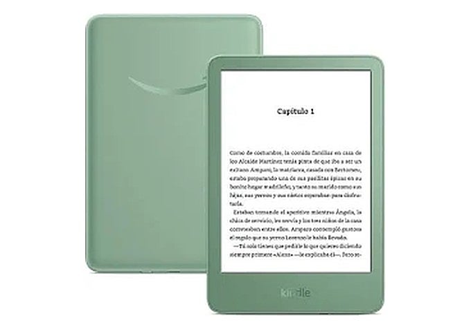 ector Amazon Kindle de 11ª generación en verde matcha
