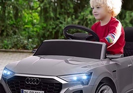El Audi correpasillos para tu hijo con mando a distancia y faros que cuesta menos de 140 euros
