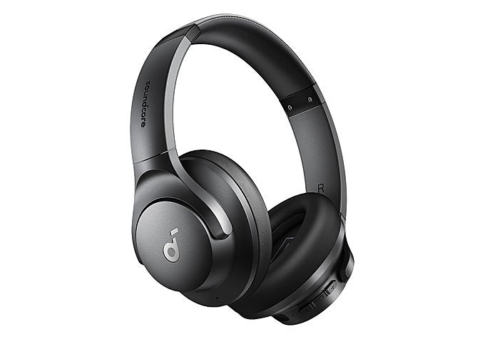 uriculares de diadema Soundcore Q20i de Anker en negro