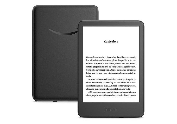 Lector de libros electrónicos Amazon Kindle de 2024 en negro