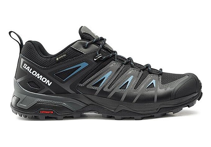 apatillas de senderismo Salomon X Ultra Pioneer Gore-Tex de hombre en negro y azul