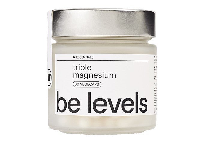 riple Magnesium de be levels, en formato de 60 cápsulas vegetales