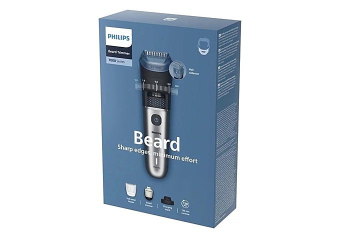 ecortadora de barba Philips Series 7000 en su caja