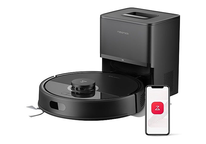 obot aspirador roborock Q7 L5+ con su base de autovaciado