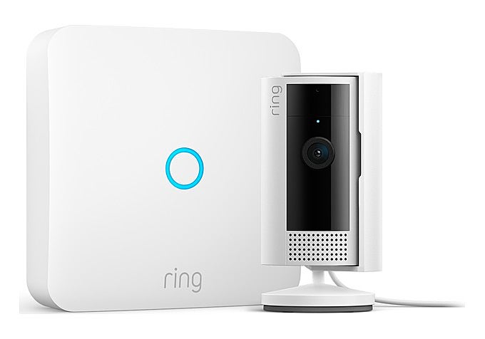 Kit Ring Intercom con Cámara interior Plus 2K en blanco