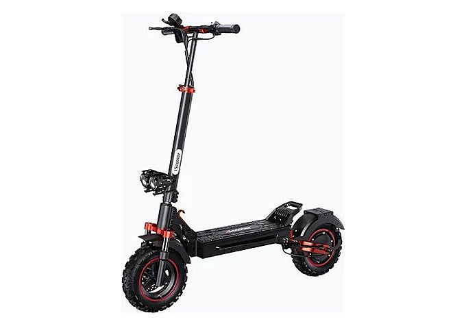 Patinete eléctrico iScooter iX5S con ruedas todoterreno y doble suspensión