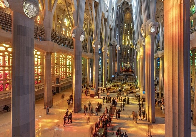 La Sagrada Familia, donde termina la excursión de un día a Montserrat desde Barcelona