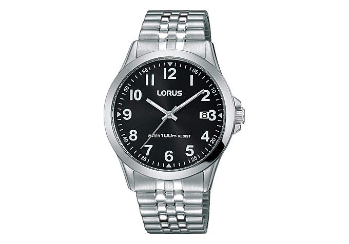 Reloj Lorus RS971CX9 de acero con correa metálica plateada