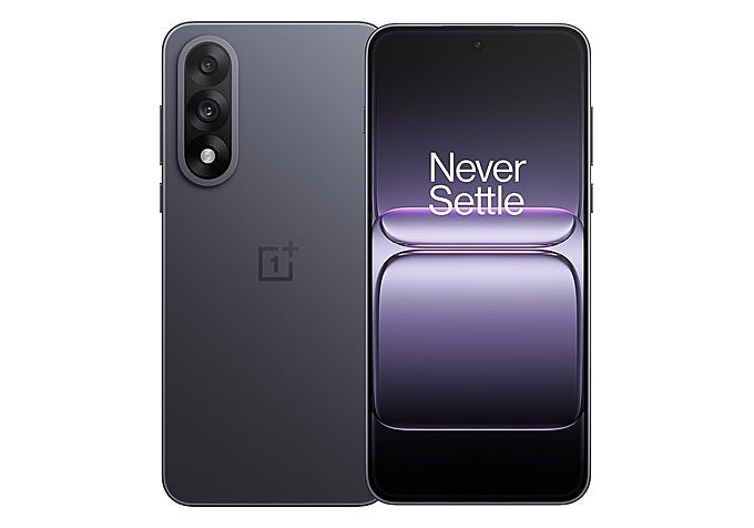 OnePlus Nord 5 en gris, por delante y por detrás