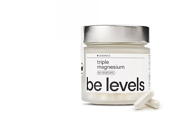 Bote de triple magnesium de Be Levels con 60 cápsulas vegetales