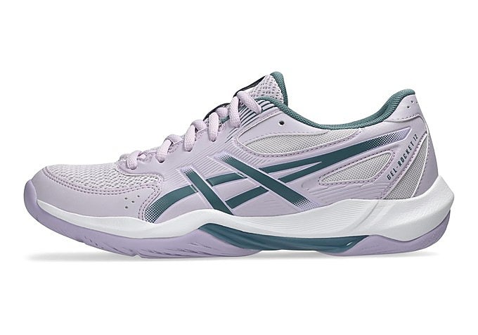 Zapatillas ASICS Gel-Rocket 12 de mujer en rosa y verde azulado