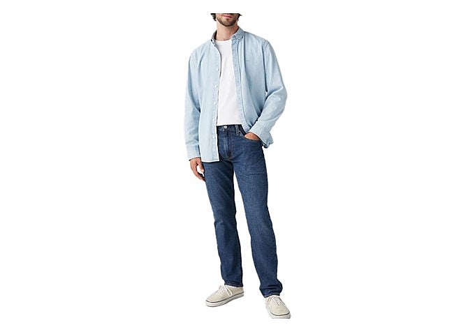 Vaqueros Levi's 502 Taper en lavado azul
