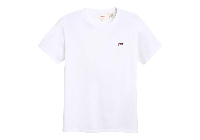 Camiseta blanca Levi's Original Housemark con logo en el pecho