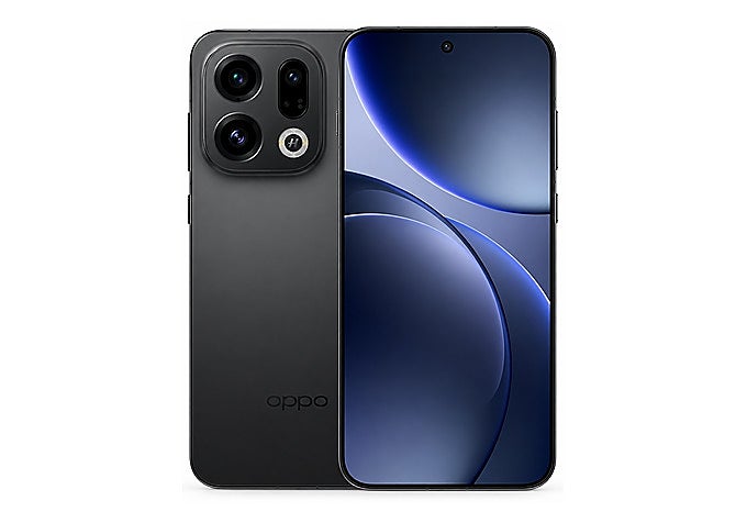 OPPO Find X9 en negro con su cámara Hasselblad