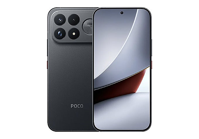 Smartphone POCO F9 Ultra en color negro con su módulo de cámaras