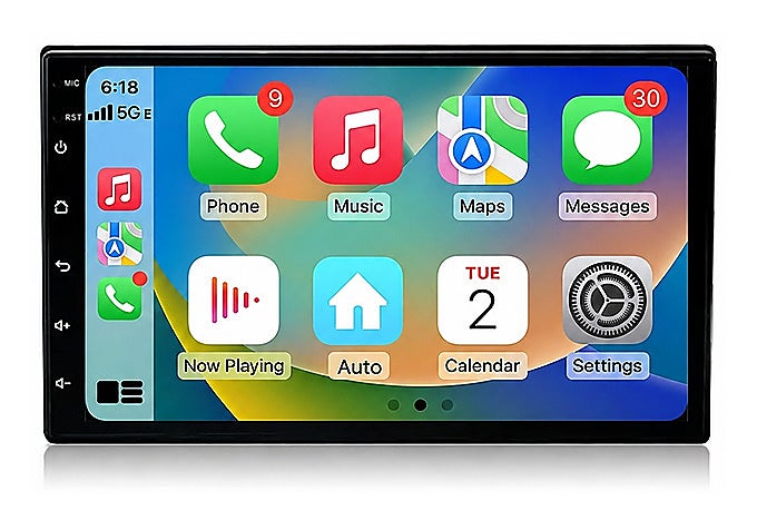 Radio Junsun de pantalla grande con CarPlay y Android Auto