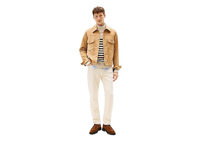 Vaqueros Tommy Hilfiger Denton de corte recto en color marfil
