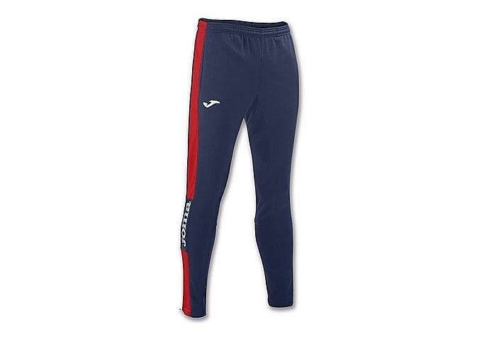 Pantalón de chándal Joma Championship IV azul marino y rojo