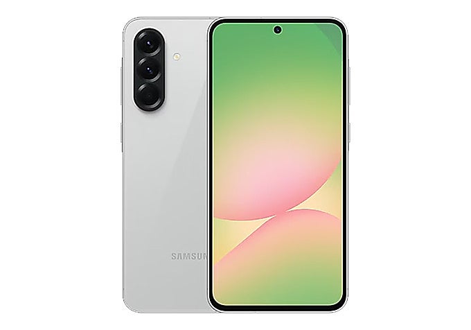 Samsung Galaxy A56 en color gris claro
