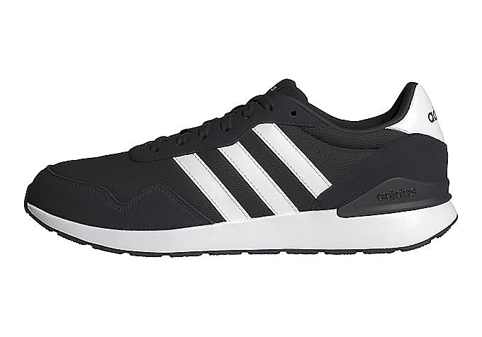 Zapatillas adidas Run 60S 4.0 en negro con detalles blancos