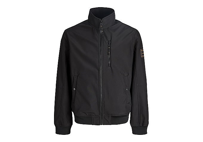 Chaqueta bomber JACK & JONES Parker de softshell en negro