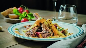 Plato hecho con ternasco de Aragón