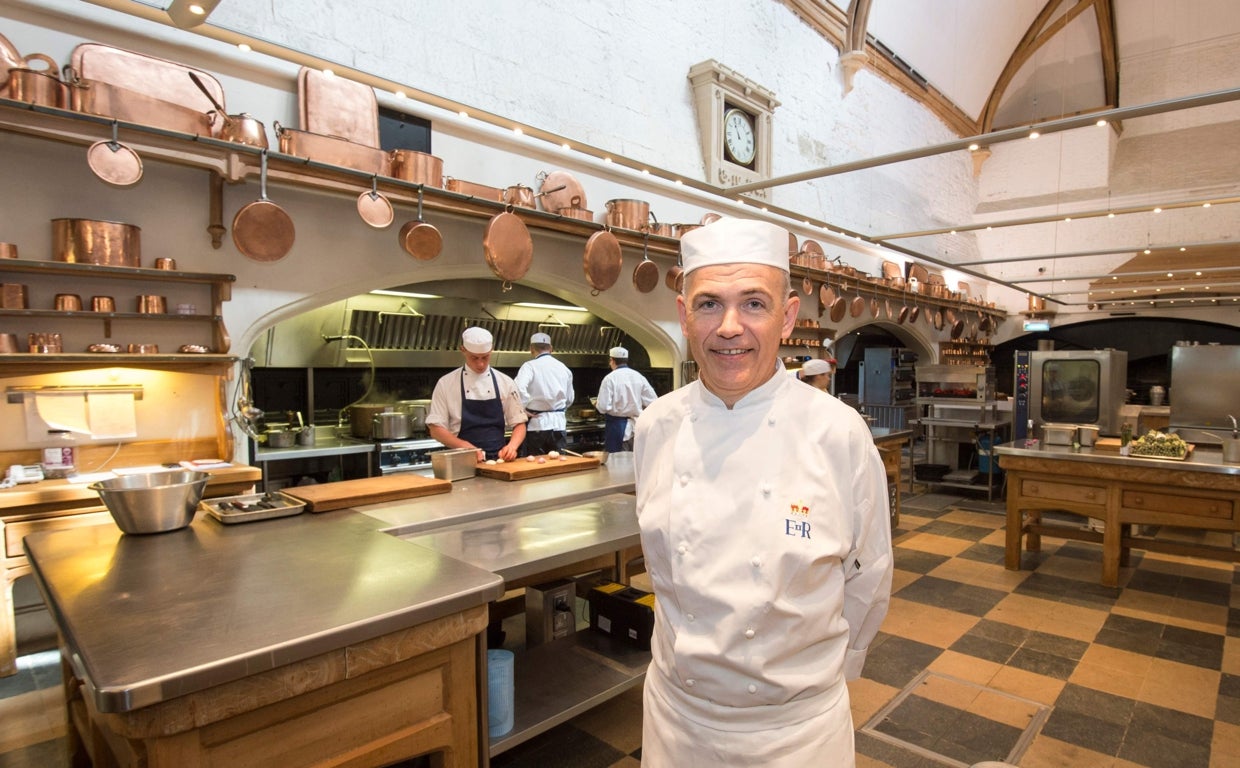 Mark Flanagan, cocinero personal de la Reina Isabel II desde 2002