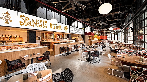 Spanish Dinner, el restaurante principal de Mercado Little Spain, en NY