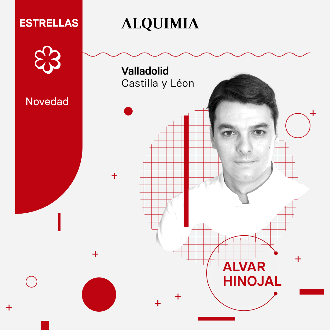 Alquimia, de Alvar Hinojal, en Valladolid, consigue su primera estrella Michelin