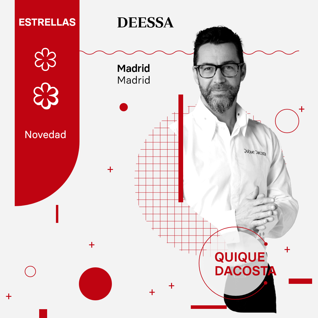 Segunda estrella Michelin para Quique Dacosta y su Deesa, en Madrid