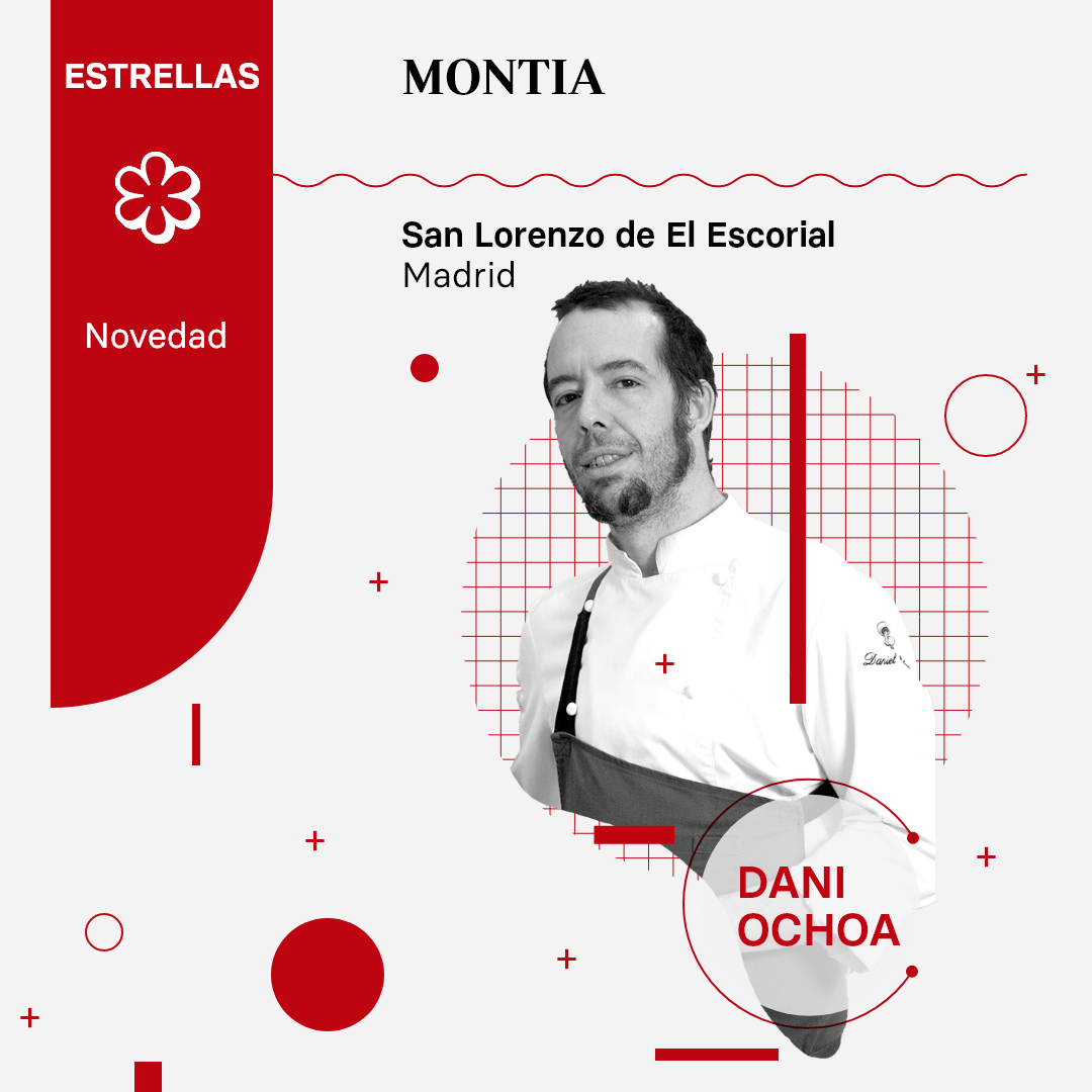 Montia, el restaurante de Dani Ochoa en San Lorenzo del Escorial, recibe la distinción de una estrella Michelin