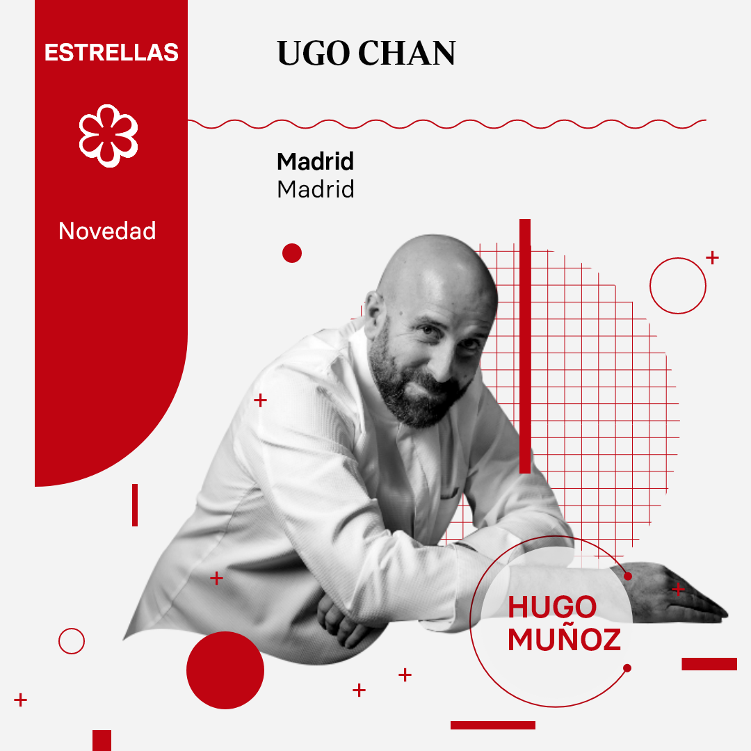 Hugo Muñoz logra para su Ugo Chan, restaurante de Madrid, su primera estrella Michelin