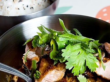 Curry verde de pollo y calabaza de Yeca Strit Food